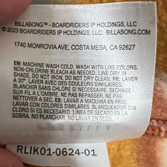 Billabong Casual Fling Half Zip Polar Fleece Jacket Size Extra Large XL - Picture 10 of 10